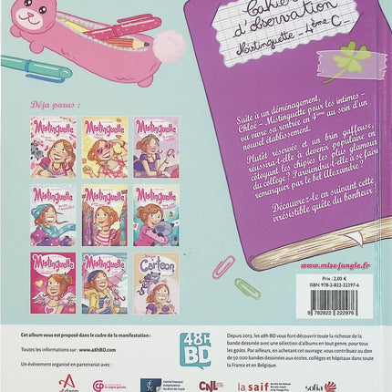 Mistinguette – En quête d’amour – Greg Tessier & Amandine – BD ado humour et romance d’occasion - Livre BD