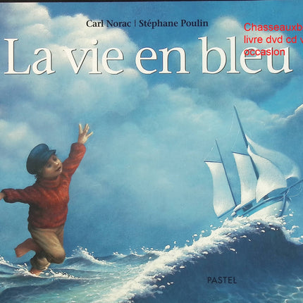 La vie en bleu – Stéphane Poulin & Carl Norac – Album jeunesse illustré poétique d’occasion - Livre
