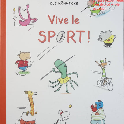 Vive le sport – Ole Könnecke – Album jeunesse illustré sur le sport et l’humour d’occasion - Livre
