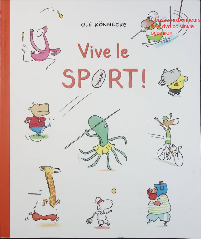 Vive le sport – Ole Könnecke – Album jeunesse illustré sur le sport et l’humour d’occasion - Livre
