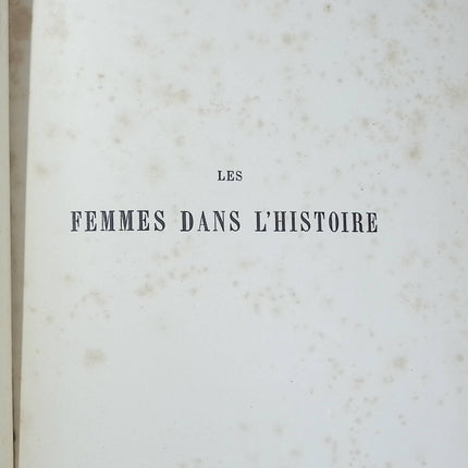 Women in History - Mrs. De Witt - 1889 - book