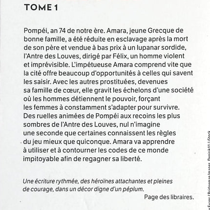 L'Antre des louves - Elodie Harper - livre