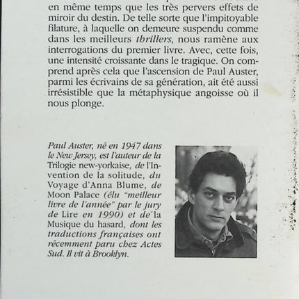 Revenants - Paul Auster James - livre