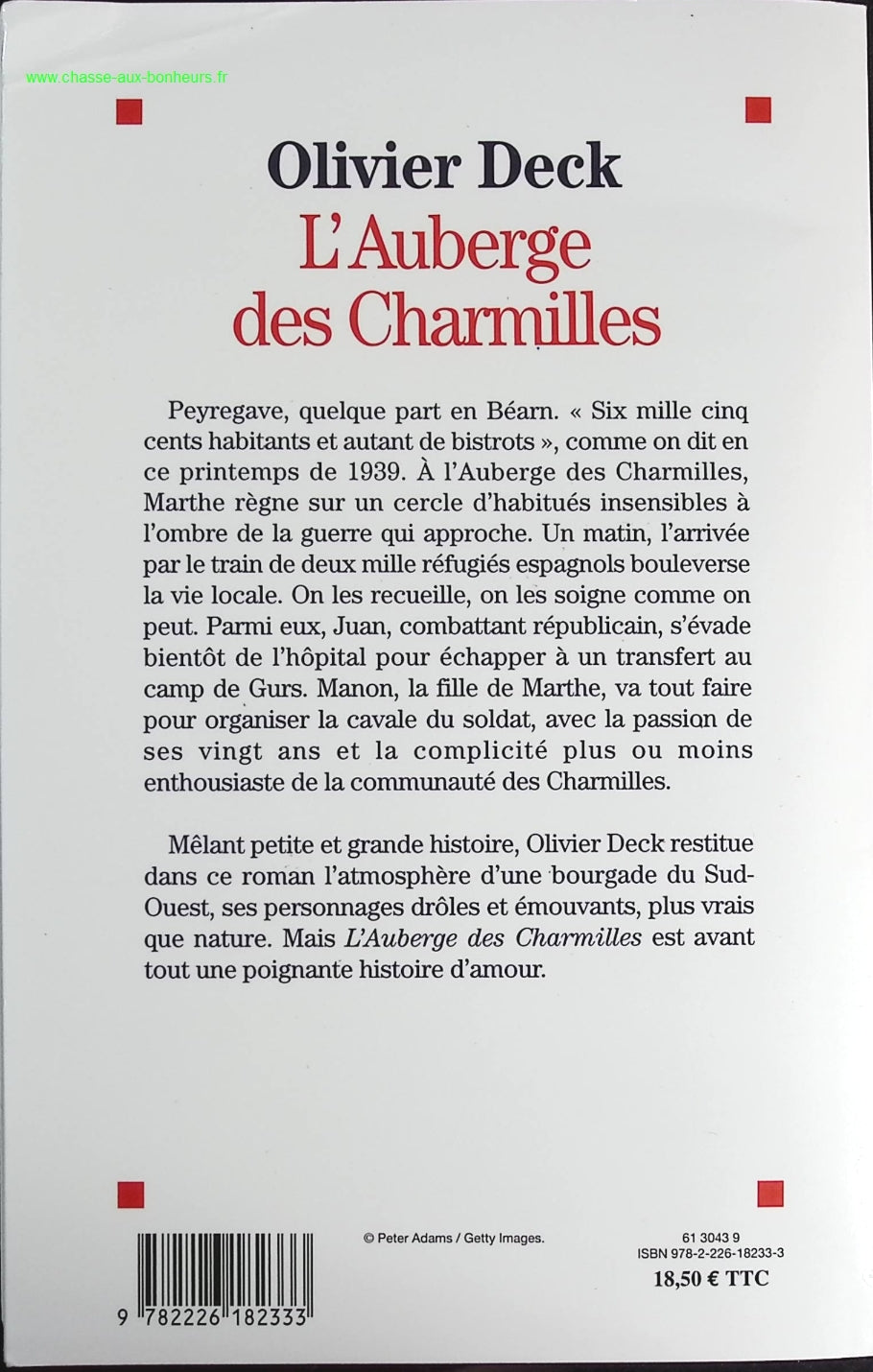 The Auberge des Charmilles - Olivier Deck - book