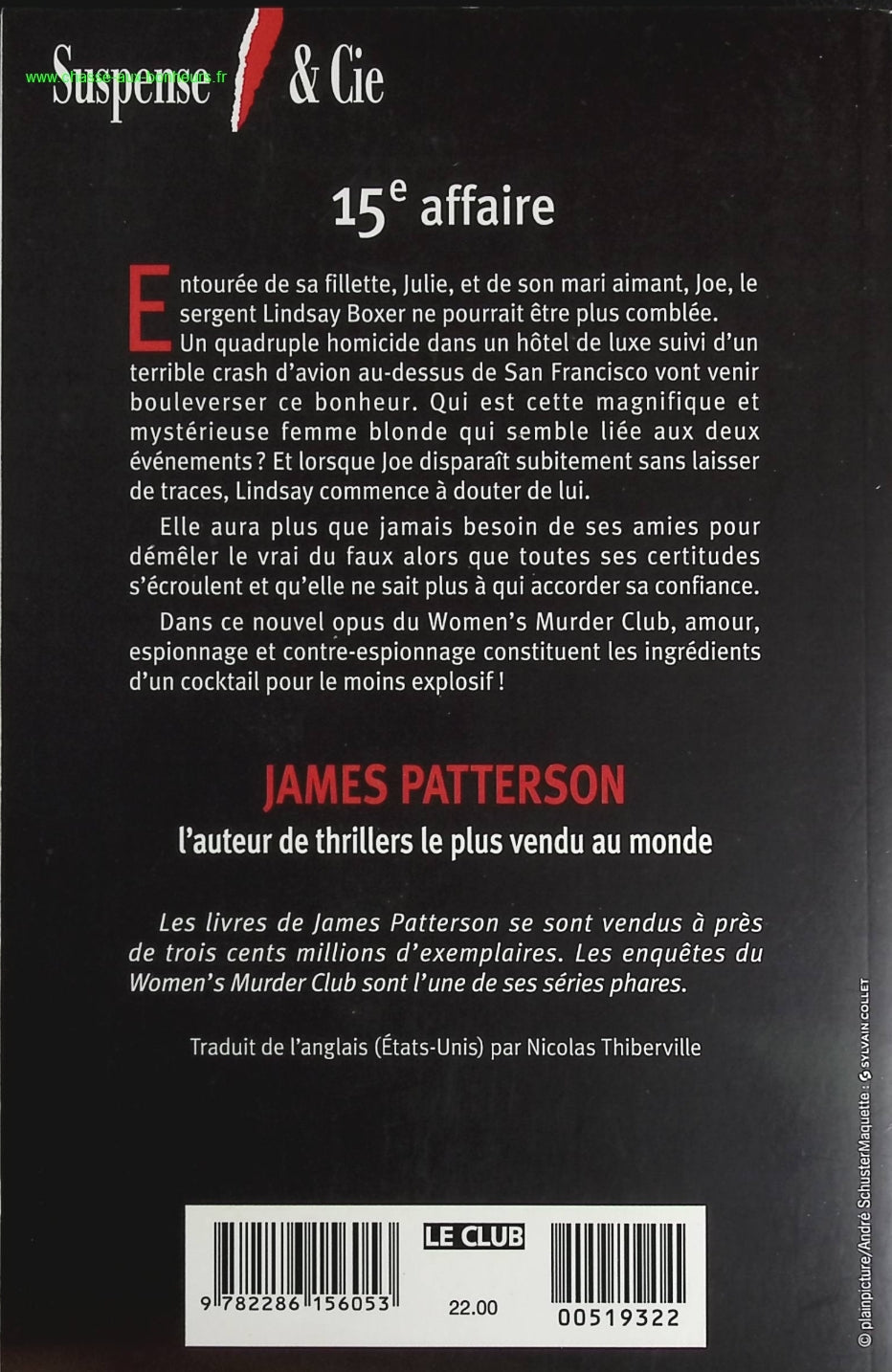 The Women Murder Club - Volume 15 - Fifteenth Case - James Patterson - book