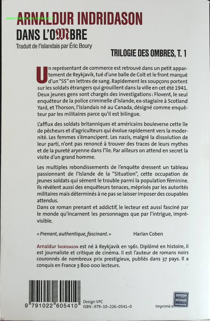 In the Shadows - Arnaldur Indridason - book