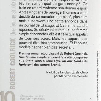Eine einfache und ehrliche Frau - Robert Goolrick - Buch