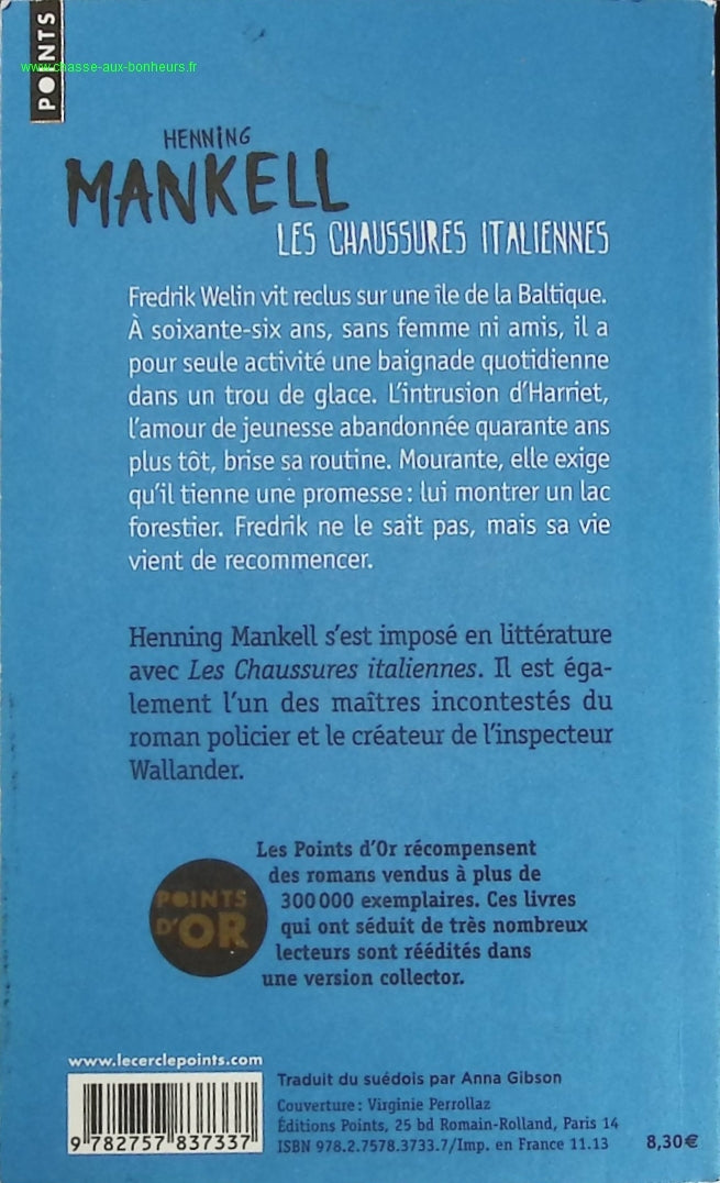 Italian Shoes - Henning Mankell - book