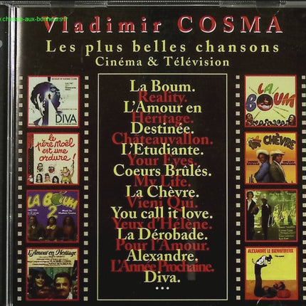 Les plus belles chansons cinéma & télévision - Vladimir Cosma - CD