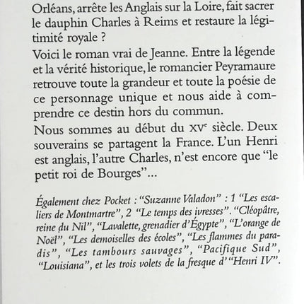 Jeanne d'Arc – Band 1 Und Gott wird den Sieg geben – Michel Peyramaure – Buch