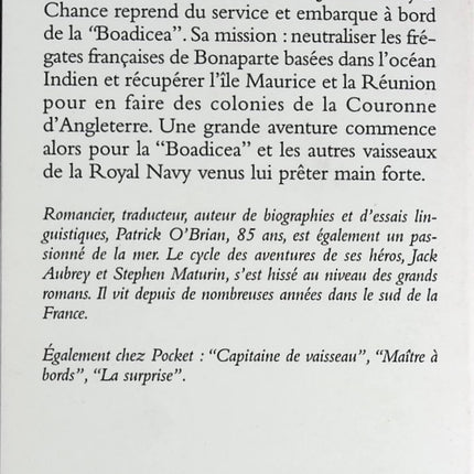 Expédition à l'Île Maurice - Patrick O'Brian - livre