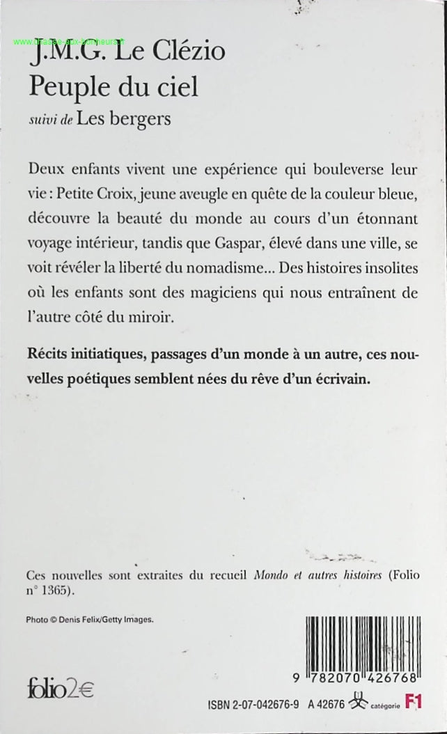 People of the Sky - Jean-Marie Gustave Le Clézio - book