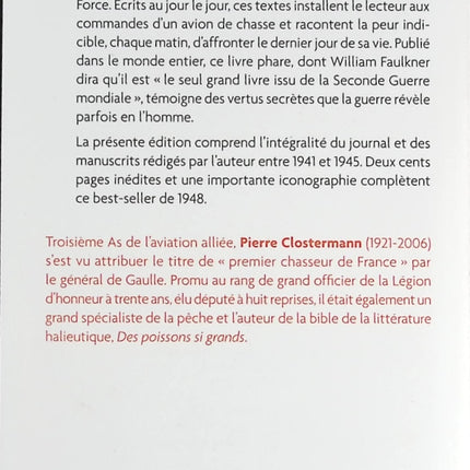 Le grand cirque 2000 - Memoires d'un pilote de chasse ffl dans la raf - Pierre Clostermann - livre