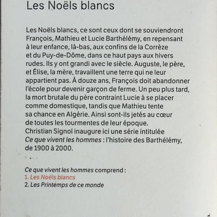 Weiße Weihnachten - Christian Signol - 2000 - Buch