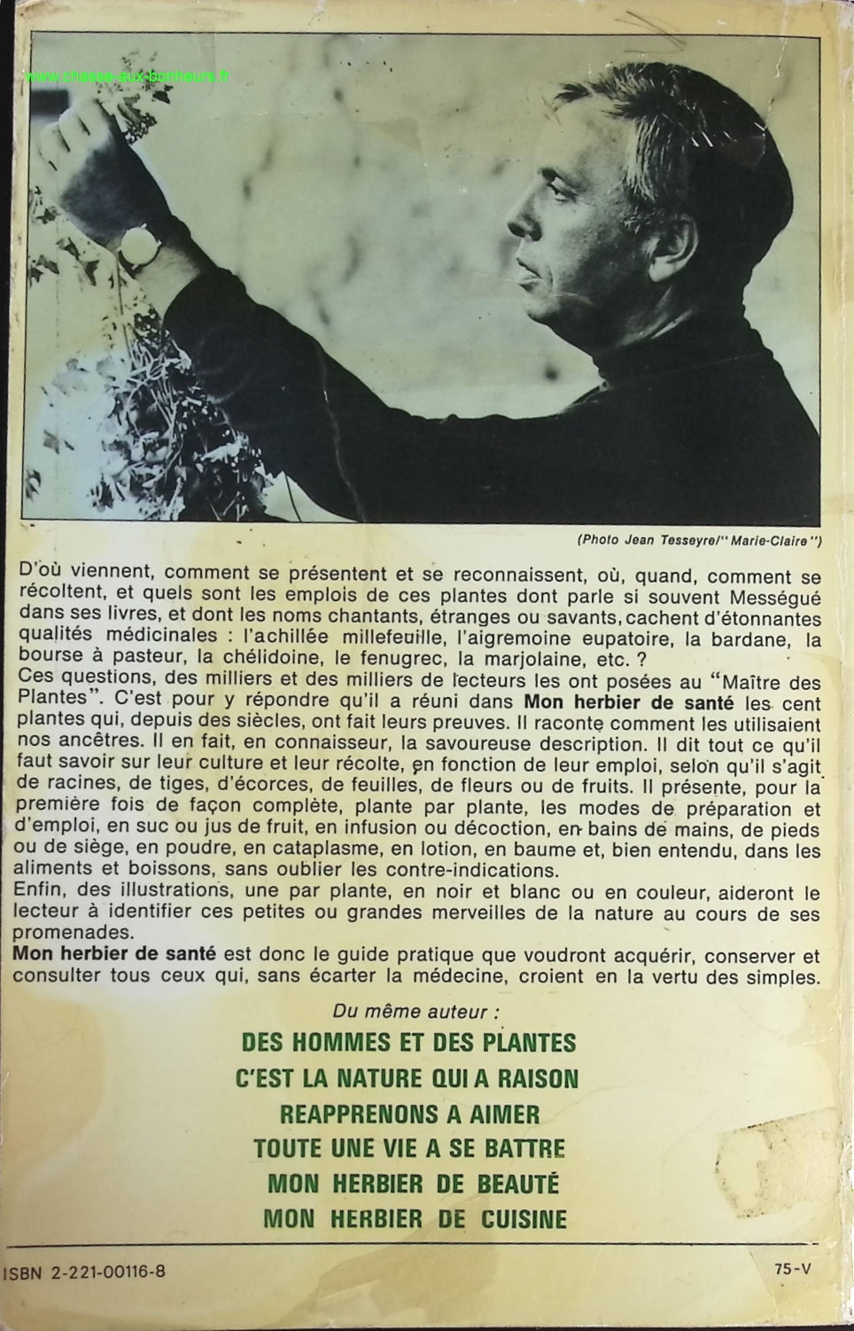 My Health Herbalist - Maurice Mességué - book