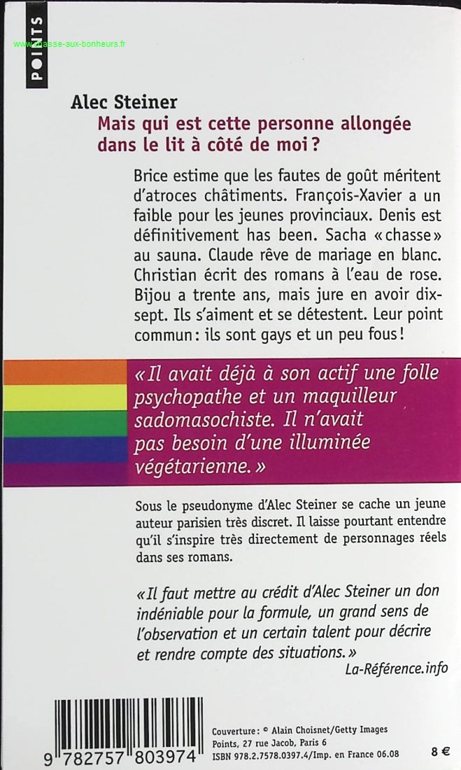 But who is this person lying in bed next to me? - Alec Steiner - book