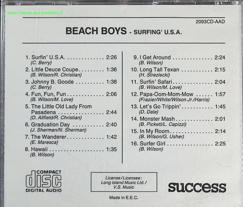Surfin U.S.A - Beach Boys - CD