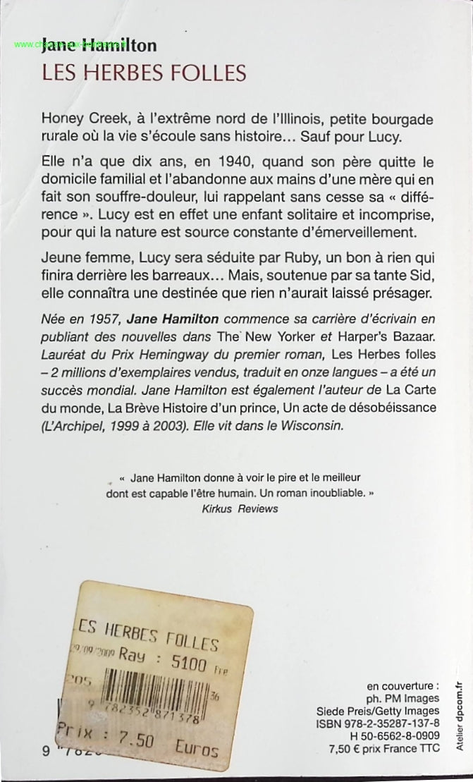 Wild Grass - Jane Hamilton - book