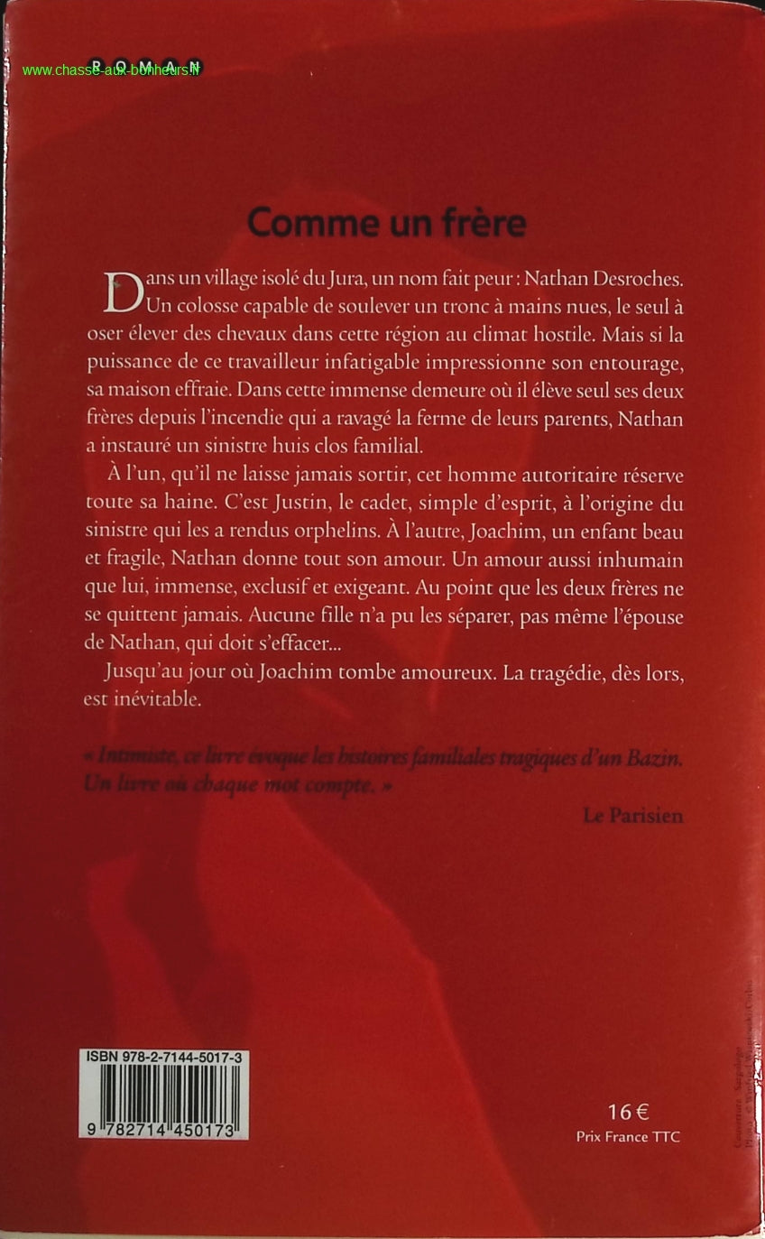 Comme un frère - Françoise Bourdin - livre