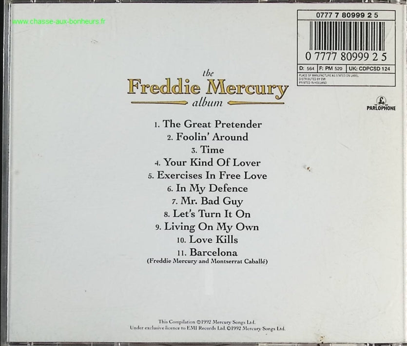The Freddie Mercury Album - Freddy Mercury - CD