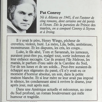 Le Prince Des Marées Tome 2 - Pat Conroy - livre