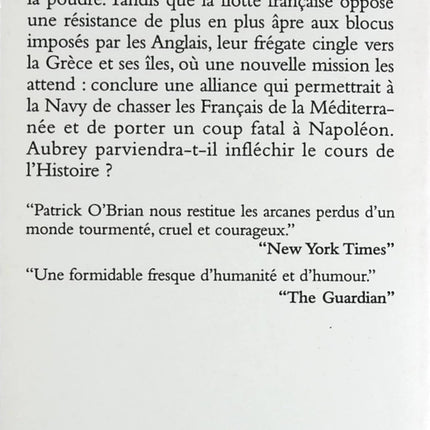 Mission En Mer Ionienne - Patrick O'Brian - livre