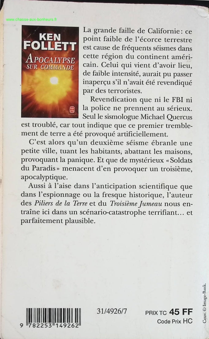 Apocalypse on Demand - Ken Follett - Book