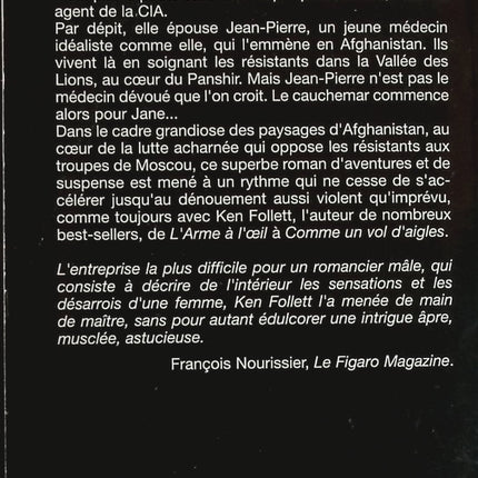 Les Lions du Panshir - Ken Follett - livre