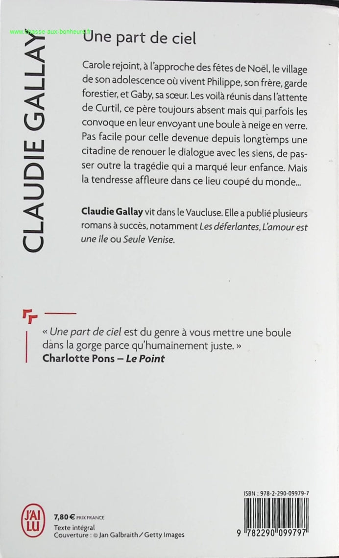 A slice of heaven - Claudie Gallay - book