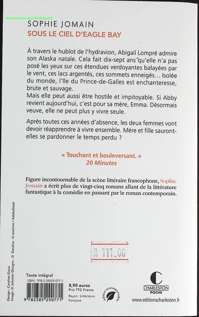 Under the Sky of Eagle Bay - Sophie Jomain - book