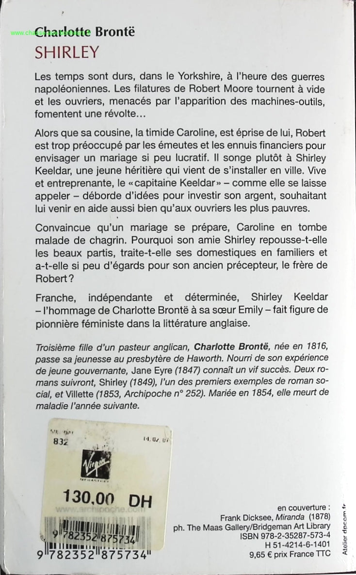 Shirley - Charlotte Brontë - book