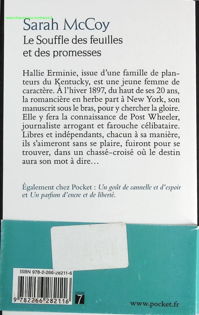 Le Souffle des feuilles et des promesses - Sarah McCoy - livre
