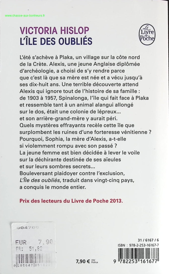 L'Île des oubliés - Victoria Hislop - livre