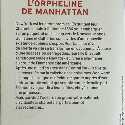The Orphan of Manhattan - Marie-Bernadette Dupuy - book