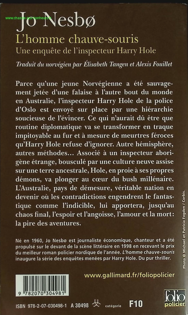 L'homme Chauve-Souris - Jo Nesbø - livre