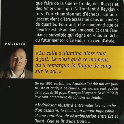 Le Duel - Arnaldur Indridason - livre