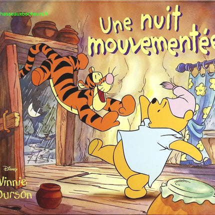 Une nuit mouvementée Winnie l'ourson - Disney - livre