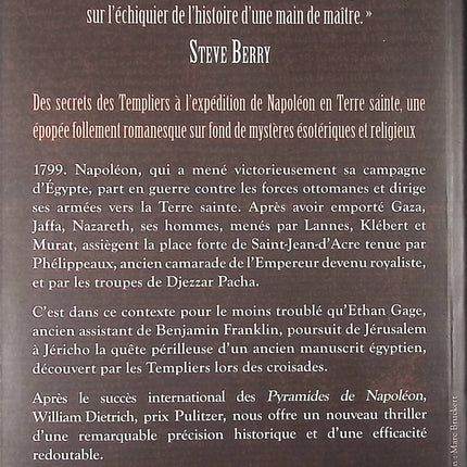 Hiéroglyphes - William Dietrich - Livre