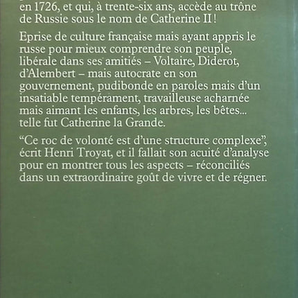 Catherine la Grande - Henri Troyat - livre