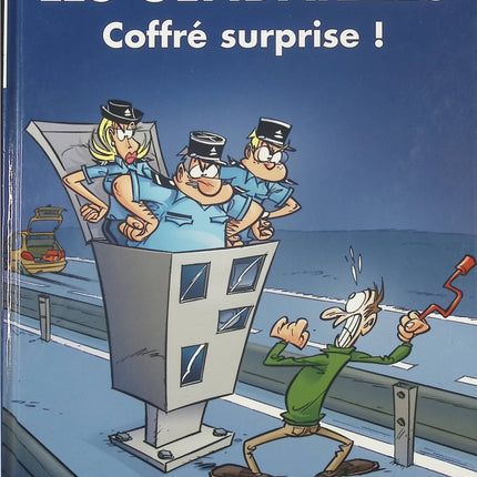 Les Gendarmes – Coffré surprise ! – bande dessinée humoristique de Cazenove et Denfevre-Sulpice – aventures et gags comiques - livre BD