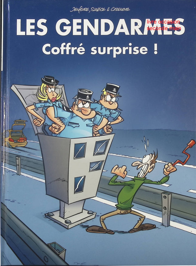Les Gendarmes – Coffré surprise ! – bande dessinée humoristique de Cazenove et Denfevre-Sulpice – aventures et gags comiques - livre BD