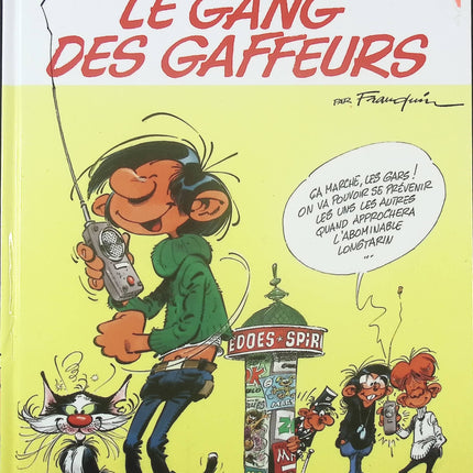 Gaston – Le Gang des Gaffeurs – bande dessinée humoristique de André Franquin – gags et inventions farfelues - livre BD