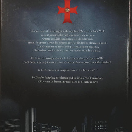 Le Dernier Templier Tome 4 – Le Faucon du Temple – Raymond Khoury, Miguel Lalor – BD thriller historique, aventure et mystère - Livre BD