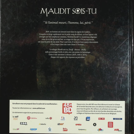 Maudit, sois-tu – Tome 1 Zaroff – Philippe Pelaez et Carlos Puerta – BD thriller fantastique, vengeance et chasse à l’homme - Livre BD