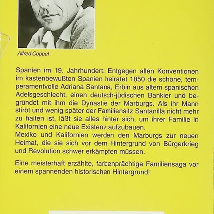 Roman historique saga familiale Die spanische Heirat Alfred Coppel Espagne XIXe siècle livre occasion - Livre en Allemand