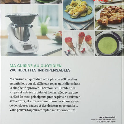 Ma Cuisine au Quotidien Thermomix livre recettes quotidiennes robot cuisine facile occasion - Cuisine recette - Livre