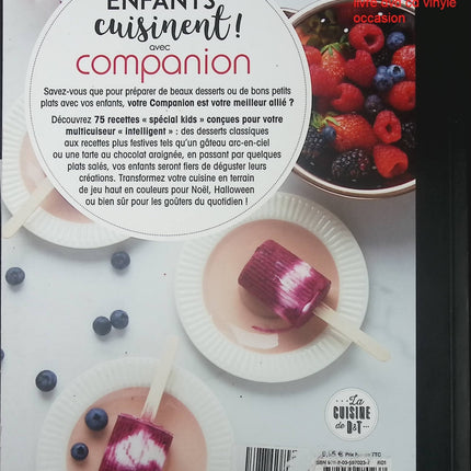 Livre cuisine enfants Les enfants cuisinent avec Companion Moulinex recettes faciles robot cuisine ludique livre occasion - Cuisine recette - Livre