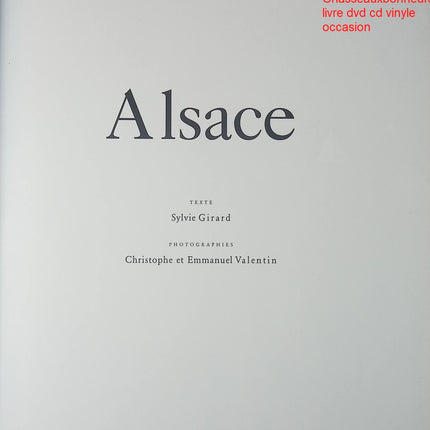 Alsace Sylvie Girard livre cuisine régionale française recettes traditionnelles occasion - Cuisine recette - Livre