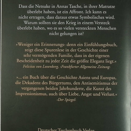 Récit familial art collection juive Der Hase mit den Bernsteinaugen Edmund de Waal histoire vraie livre occasion - Livre en Allemand