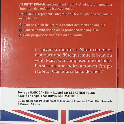 The Secret of the Wind Marc Cantin, Sébastien Pelon livre en anglais + CD apprentissage et lecture - Livre en Anglais + CD